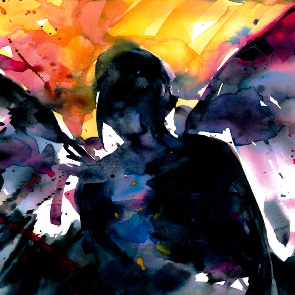 Giclée Print - From an Original painting by Kathy Morton Stanion - Angel - Picture 1 of 4